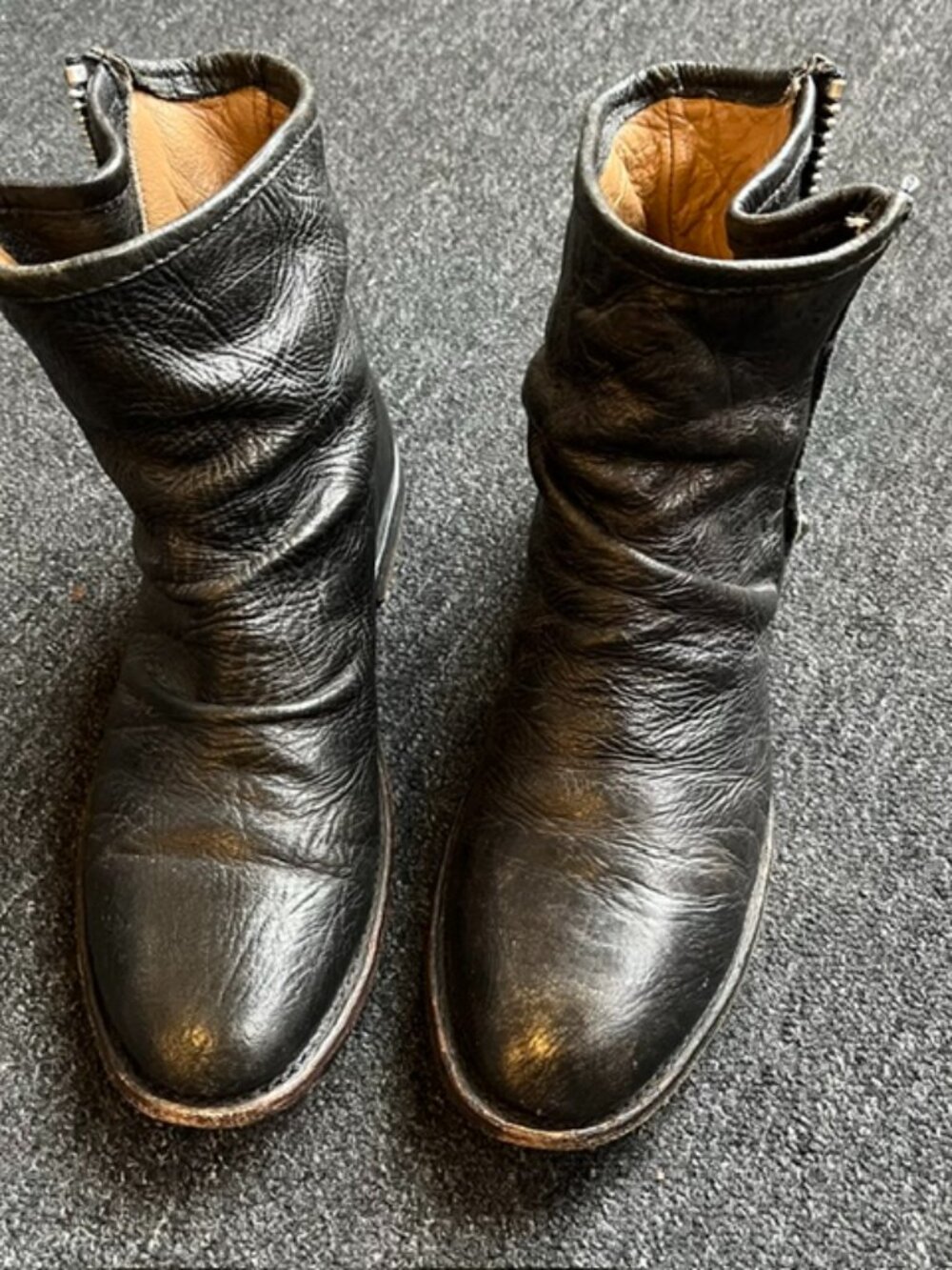 Fluevog Black Malcolm boots - Men 5 / Women 7